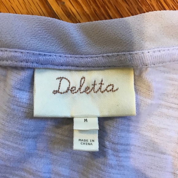 Lavender sleeveless top from Anthropologie - Picture 4 of 4